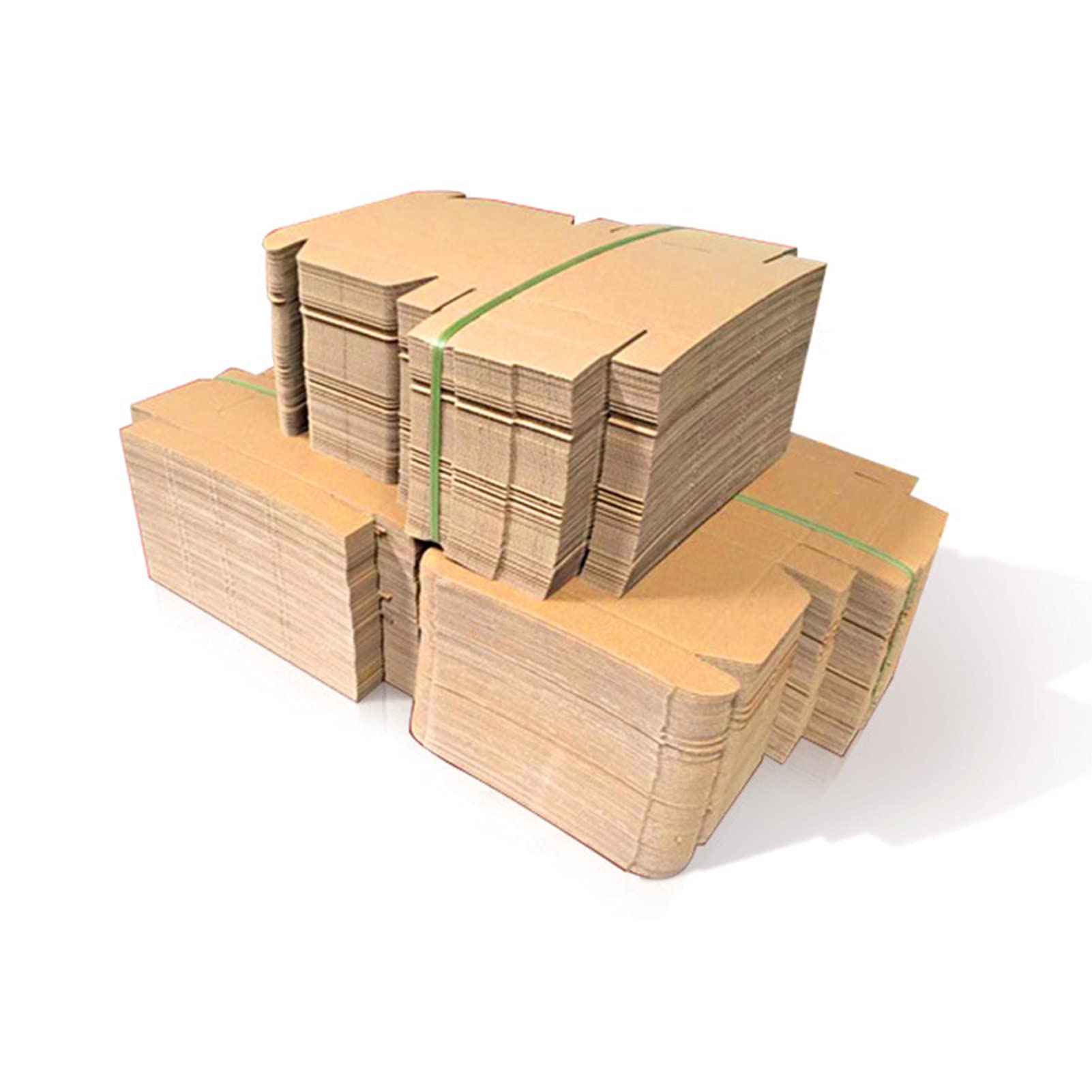 7X6X3 Inch Shipping Boxes Pack Of 25,Livejun Brown Corrugated Cardboard