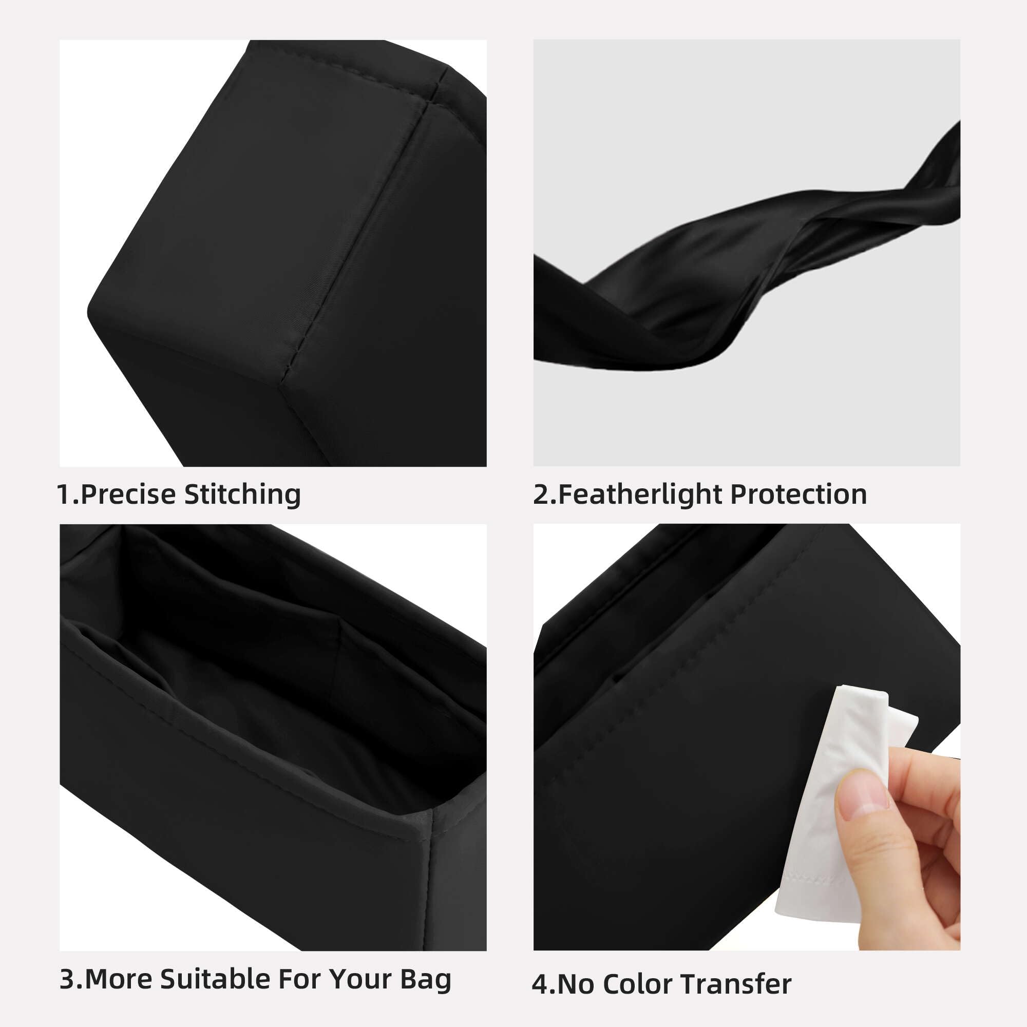 Amazon.com: DGAZ Silk Purse Organizer Insert for Hermes 24/24 Bag
