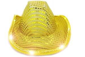 Gold Cowboy Hat with LED Lights: The Epitome of Cowboy Chic