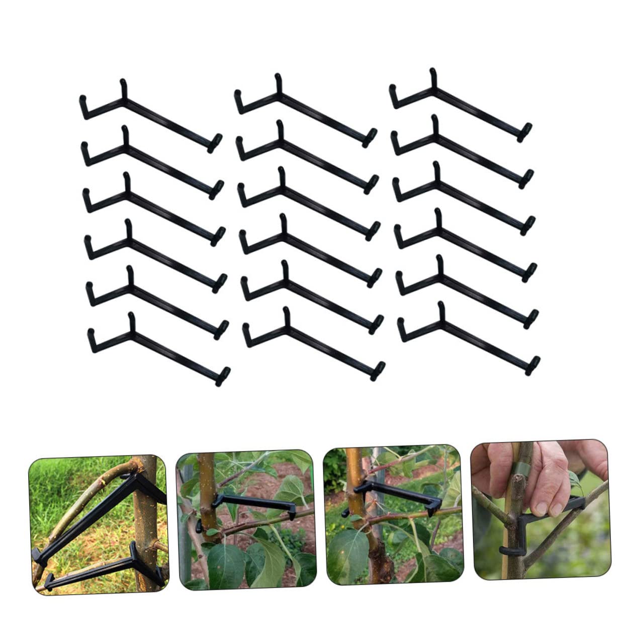 BESTonZON 2 Sätze Pflanzenzweig Biegeverstärker Verstellbare Clips Zur Formung Von Pflanzenästen Langlebig Und Stressresistent Für Und Pflanzenpflege 25 Stücke * 2