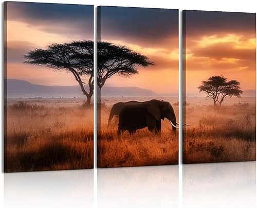 Miniatura 25 de Lienzo de 3 piezas de impresiones artísticas para pared, cuadro de paisaje de selva tropical, selva tropical, cuadros enmarcados, pintura de pared,