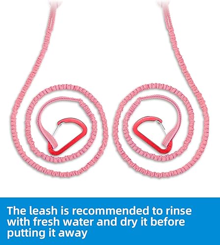 Vista 28 de OCEANBROAD Correa elástica para remo de kayak, cuerda para SUP, kayak, canoa, caña de pescar, de 4 a 7 pies Verde