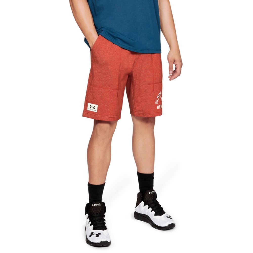 Under ArmourX Project Rock Respect Shorts - Small - Orange