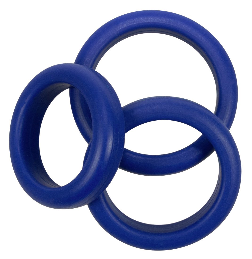 You2Toys Silicone Blue Rings - Pack of 3