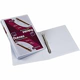 Legal Durable View Binder with Round Rings, 3 Rings, 1" Capacity, 14 x 8.5, White – view 2