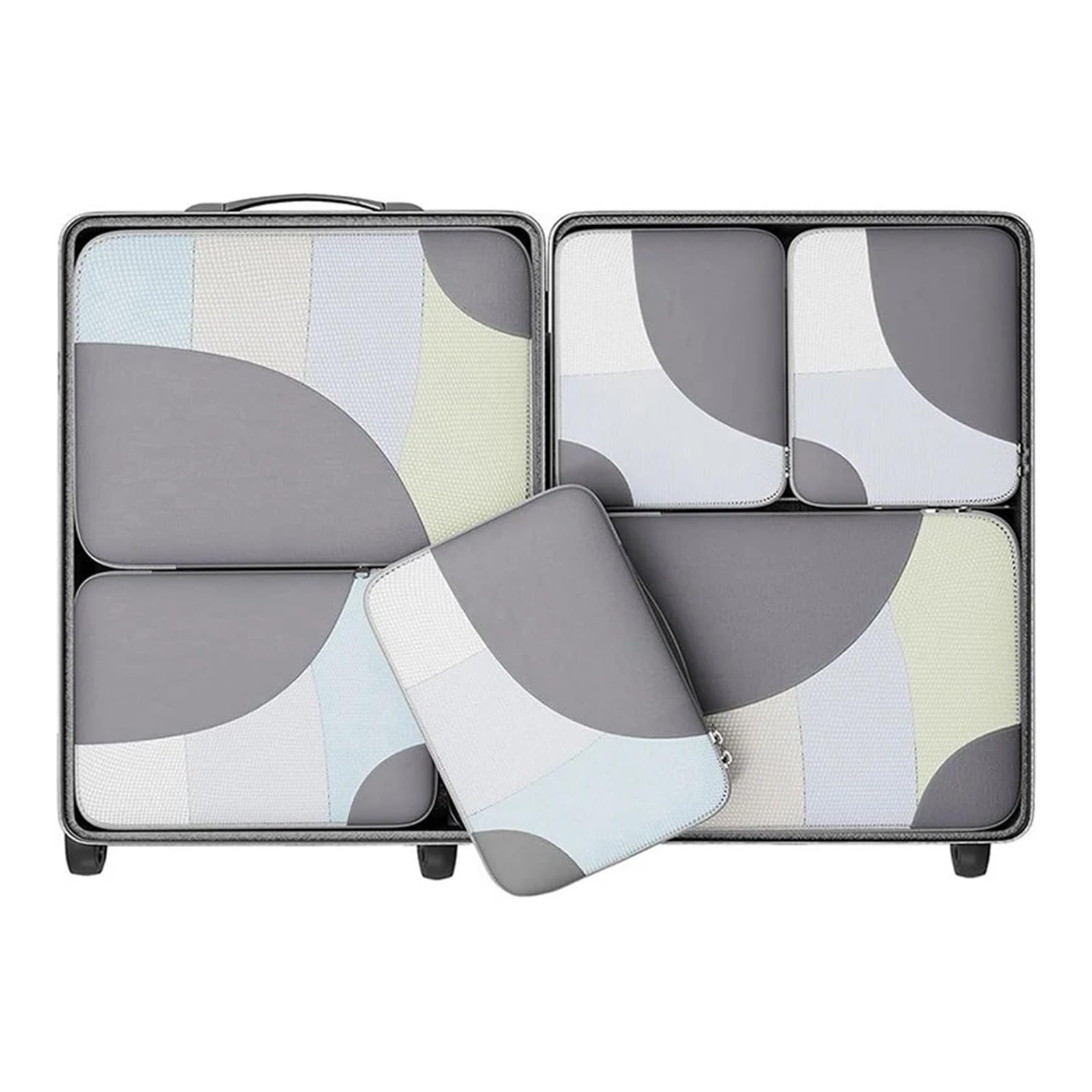 Set organizer per bagagli Set di 6 cubi da viaggio for abbigliamento, scarpe, organizer, accessori leggeri for riporre bagagli e valigie