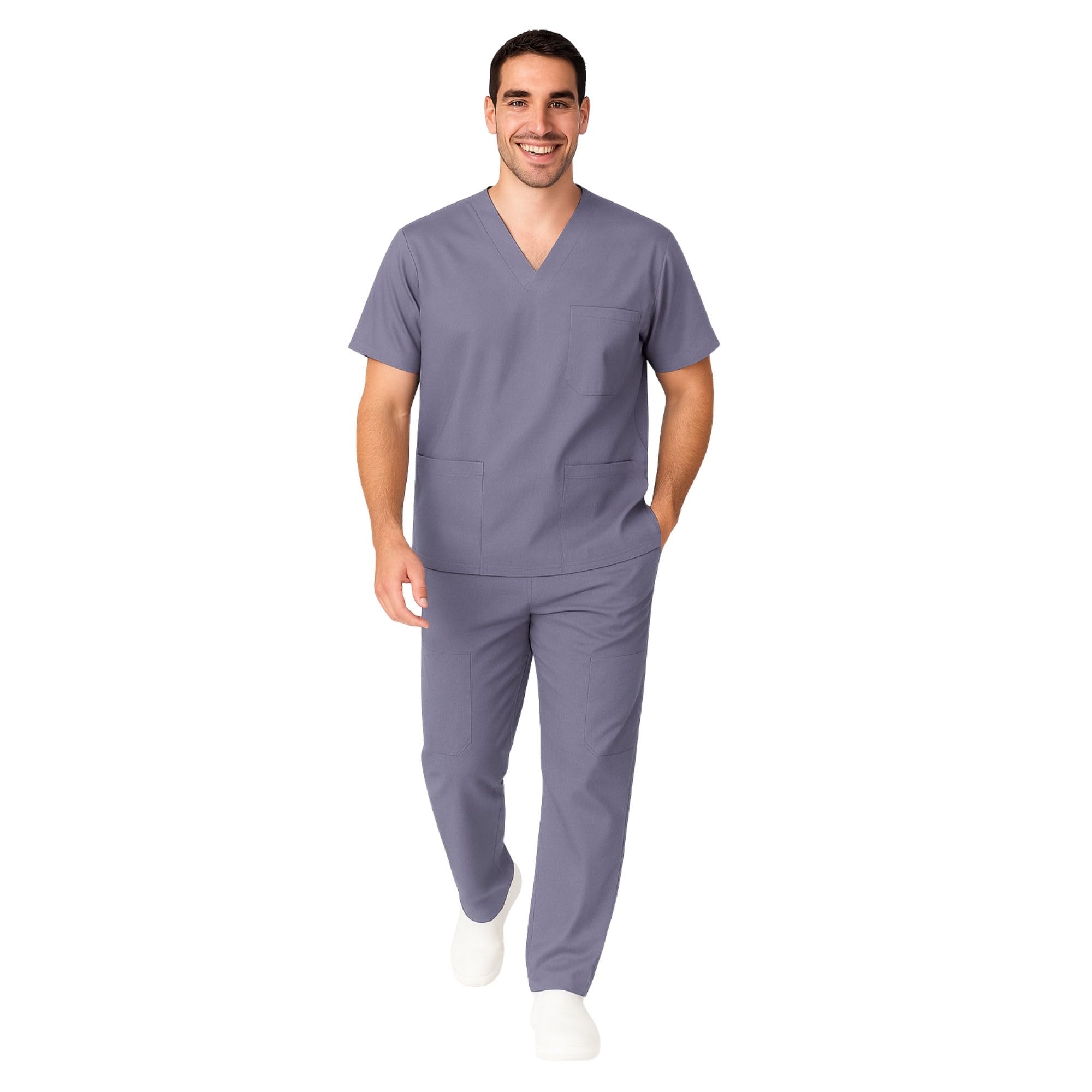 M&M SCRUBS Men Scrub Set Medical Scrub Top and Pants