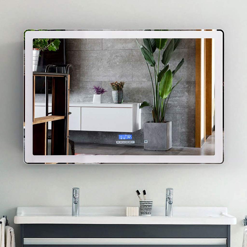 Specchio da Parete Specchio da Bagno Illuminato a Parete con luci Specchio da Bagno di Lusso Illuminato a LED per Soggiorno, Camera da Letto, corridoio