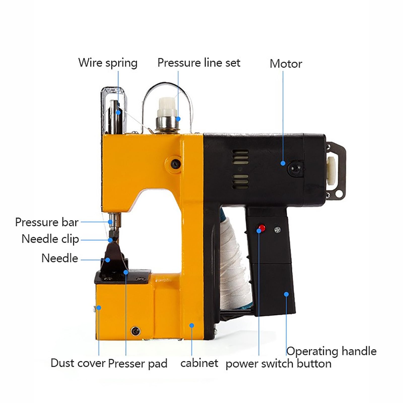 Handheld Sewing Machine Heavy Duty Bag Sewing Machine - Industrial ...