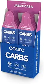 Carbs Gel, Dobro, Gel de Carboidrato, Sabor Jabuticaba - 10 Sachês de 30g