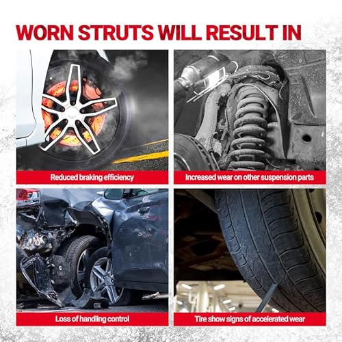 Kax Shock Absorbers Assembly W/Coil Spring, 2Pc Front Shocks Struts Absorbers For Pathfinder 2005 2006 2007-2012 #TOP1