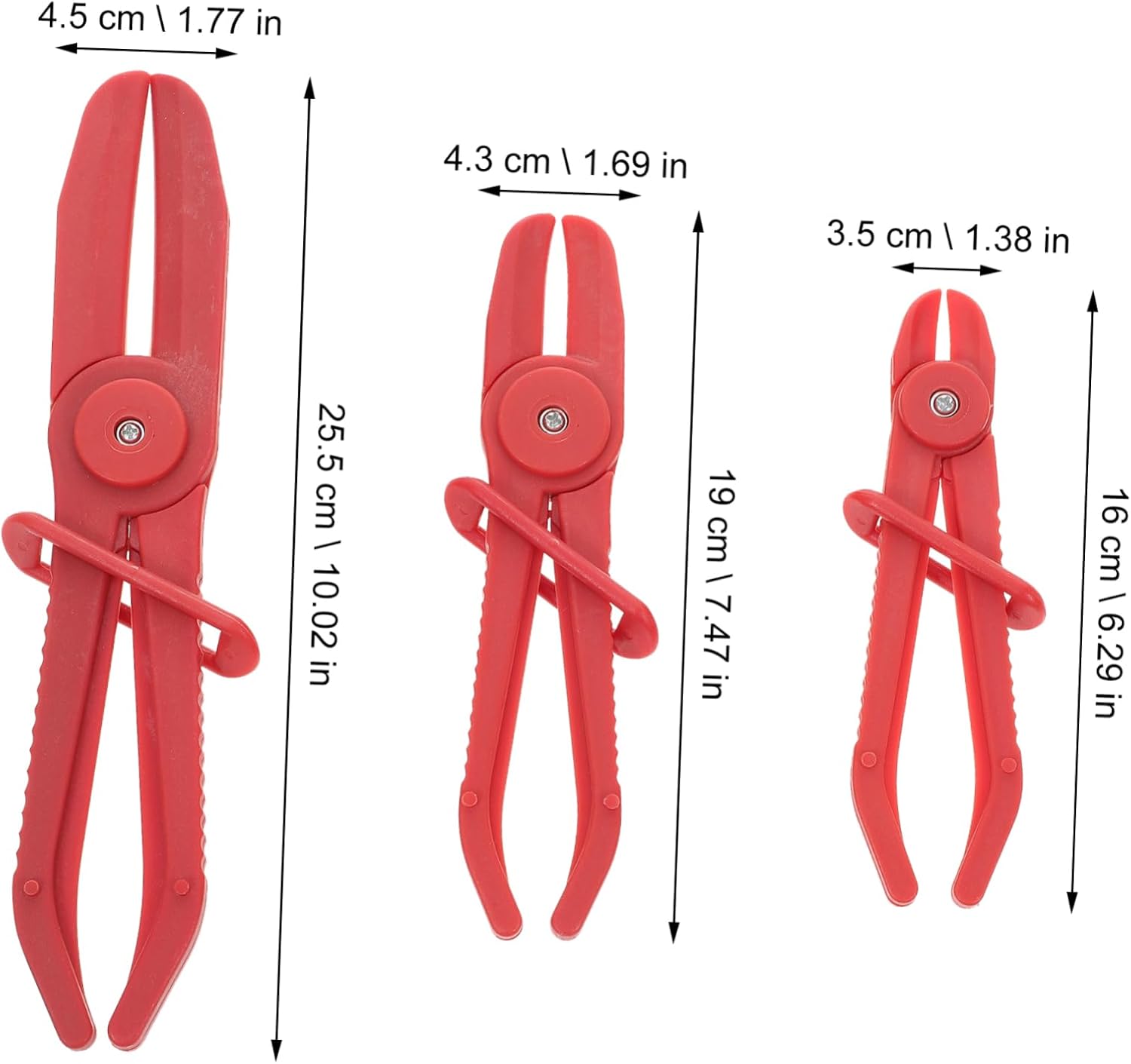 Zerodeko 6pcs Auto Tubing Sealing Pliers Fuel Line Clamp Pliers for Car Hose for Car Repair