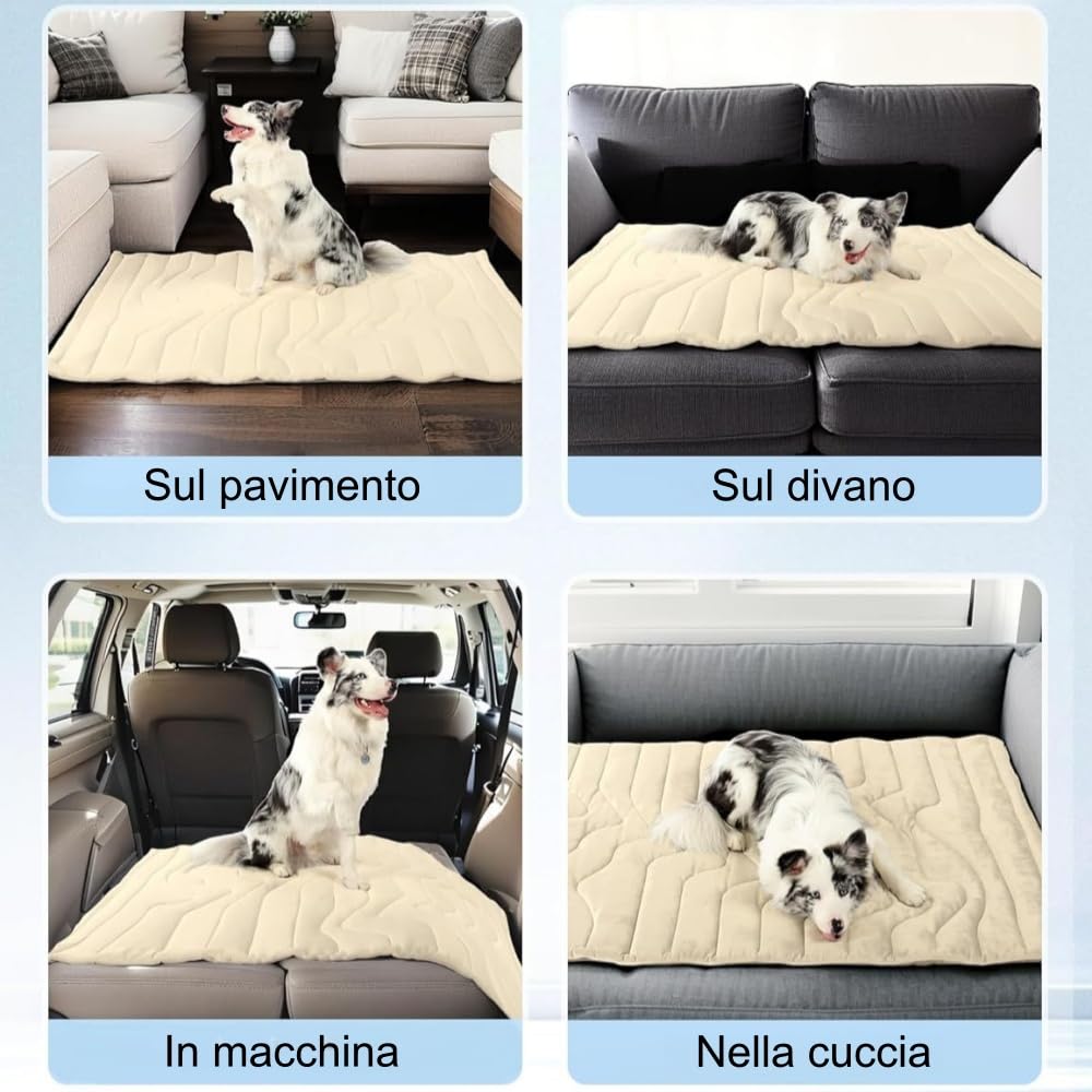 MEIION kobold tappetino refrigerante per cani multifunzionale portatile lavabile, morbido per cani e gatti, per estate, casa e auto
