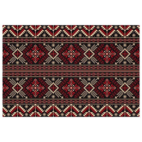 Sets de table ethniques haut de gamme résistants à la chaleur lot de 6 - 2