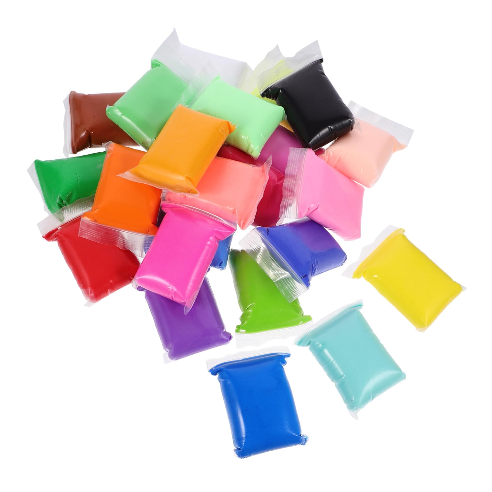 HEMOTON 120 paquetes Kit de Arcilla para Manualidades DIY con Colores Moldeable Ligera y para Creatividad y Artísticos