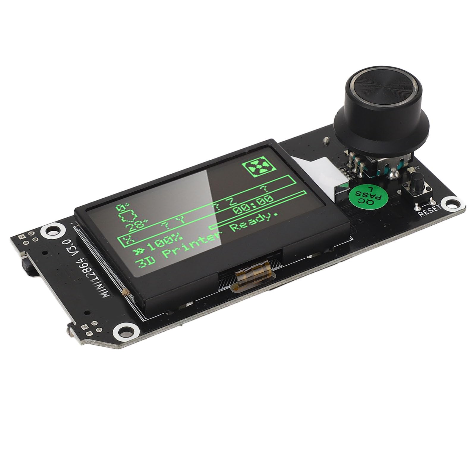 MKS Mini12864 V3.0 Carte de Contrôle d'affichage Graphique LCD Intelligent avec Rétroéclairage RVB pour Imprimantes 3D Compatible avec 2.0 et Klipper Firmware