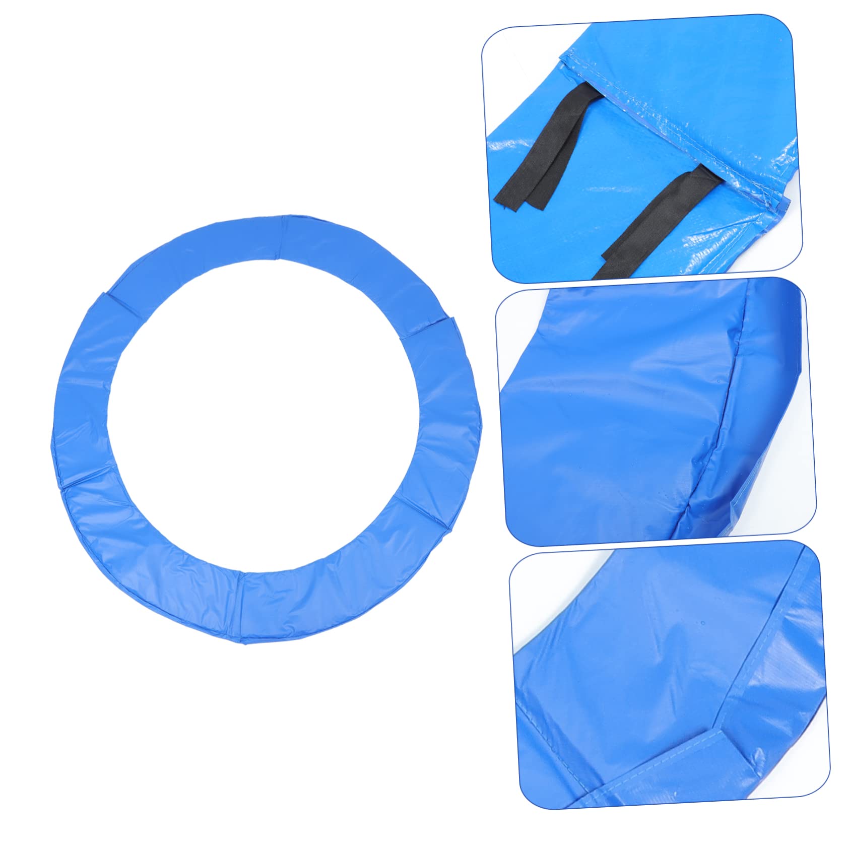 Cuscino Protettivo per Trampolino Blu in PVC per Ragazzo Ragazza