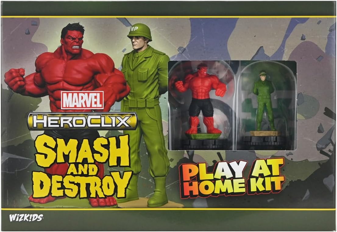 WizKids Marvel HeroClix: Smash and Destroy Play at Home Kit