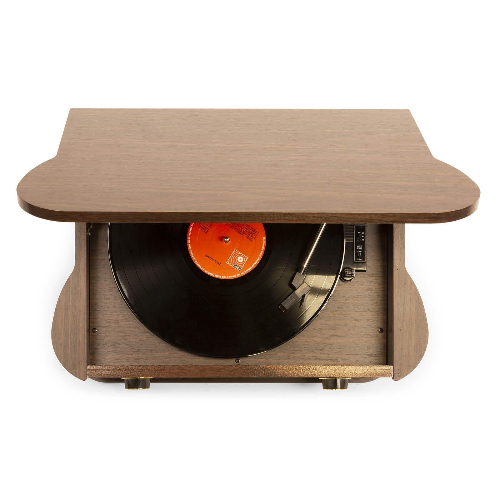 Fenton Memphis - Tocadiscos con Bluetooth y Dab+ Acabado marrón Oscuro