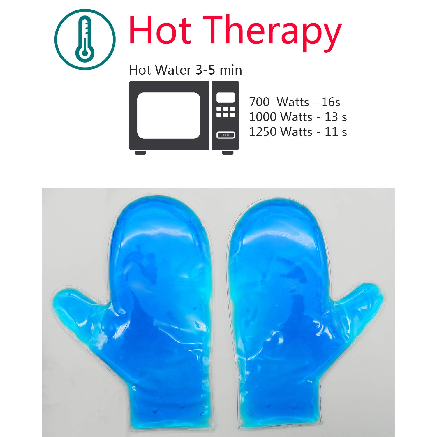Buy Hot and Cold Hand Therapy Gloves, Hand Ice Pack, Ice and Heat
