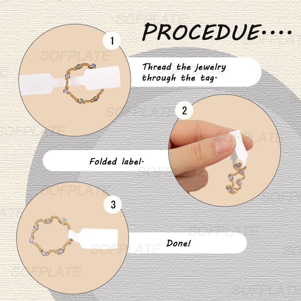 Cartellini Del Prezzo 28x13 Mm - Accessori Per Gioiellerie