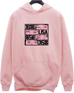Moletom Canguru Unissex Black Pink Kpop Integrantes Banda