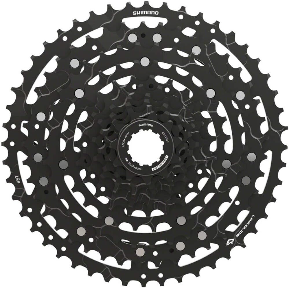 SHIMANO CUES CS-LG300-10 Cassette - 10-Speed, 11-48t, Black