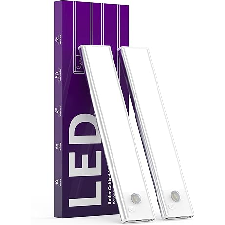Luces LED Recargables para Cocina, Gabinetes