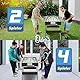 Serenelife Tischkicker Kinder & Erwachsene – Kickertisch Klappbar – Table Fussball mit 4 Bälle & gewichteten Kicker Figuren – Tischfußball mit Stahlstangen, Kinder & Erwachsene für Heim- & Spielzimmer