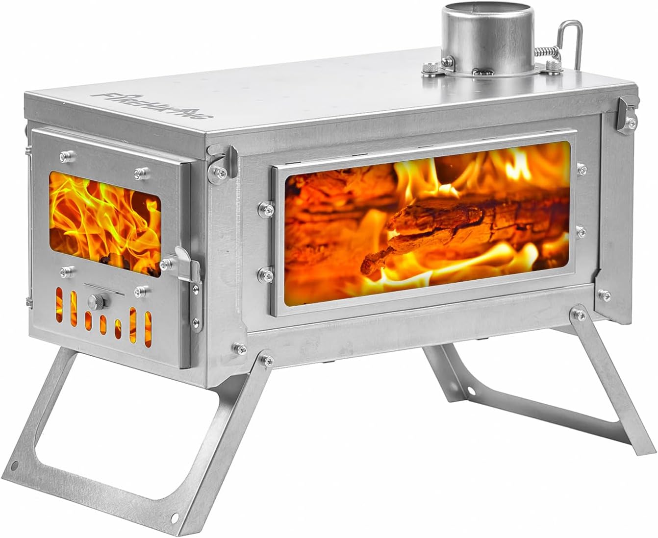 FireHiking Titanium Portable Folding Tent Stove TA1