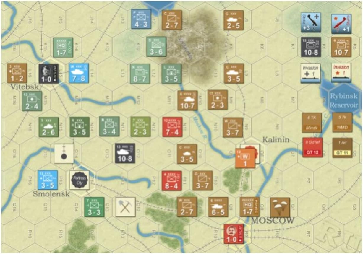 GMT Games The Russian Campaign: Deluxe 5th Edition Board Game GMT 2019