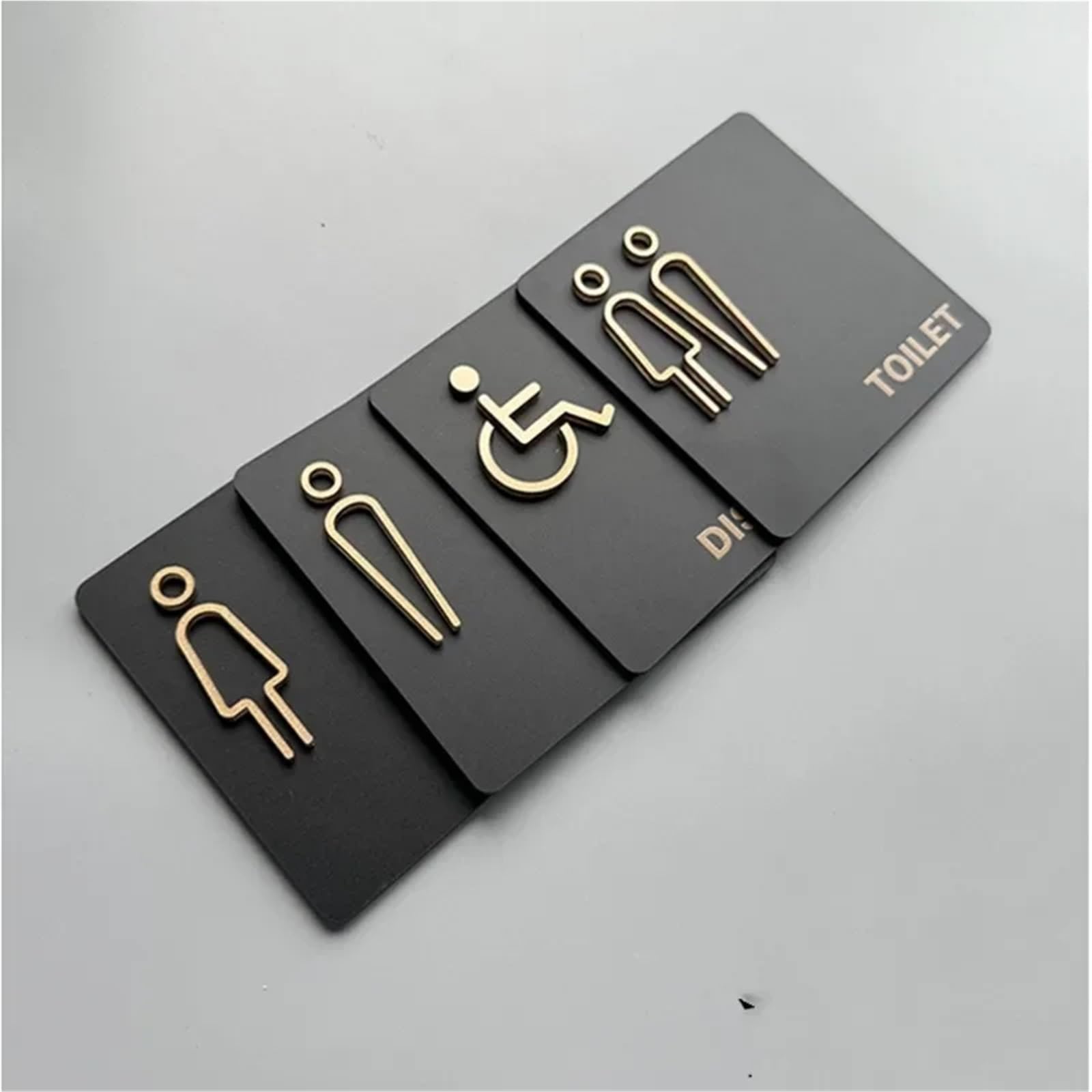 Signalétique des toilettes - Porte des toilettes hommes et femmes - Hôtel