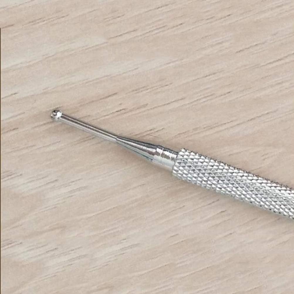 HEALIFTY Ear Acupuncture Point Probe Stainless Steel Acupressure Ear Massage Pen(Silver) : Health & Household