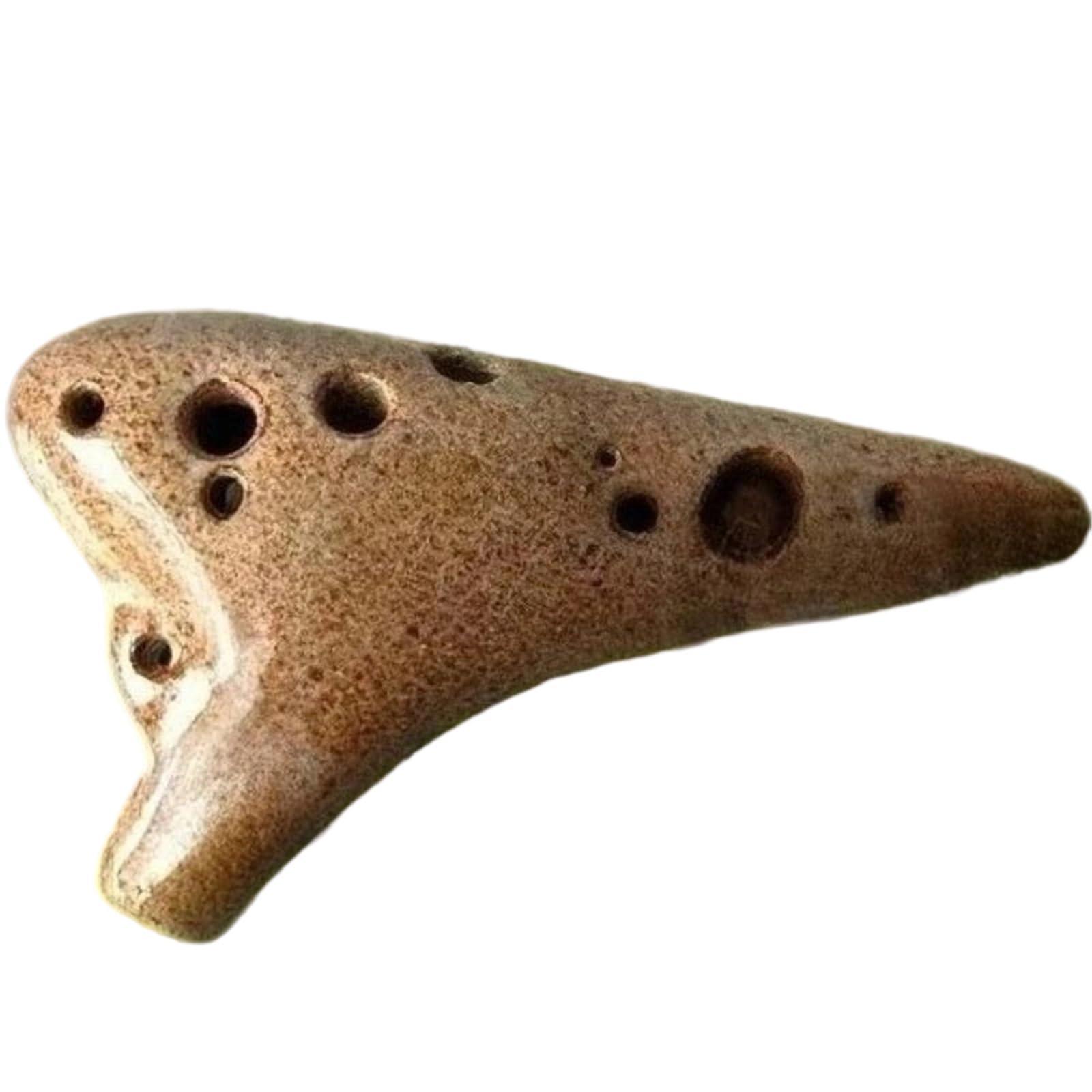 Instrumenty Okaryny Ceramiczna Okaryna 12 Otworów Instrument Do Nauki Dla Początkujących(Yellow)