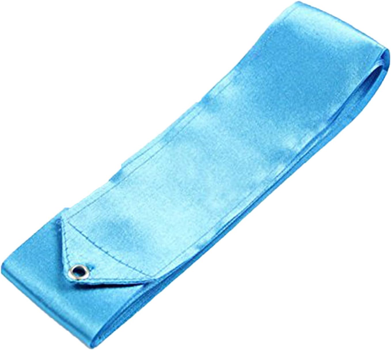 Brussels08 6m Gym Dance Ribbon Stick Dancing Streamer with Wand, Art Rhythmic Gymnastics Ballet Streamer Twirling Rod Blue