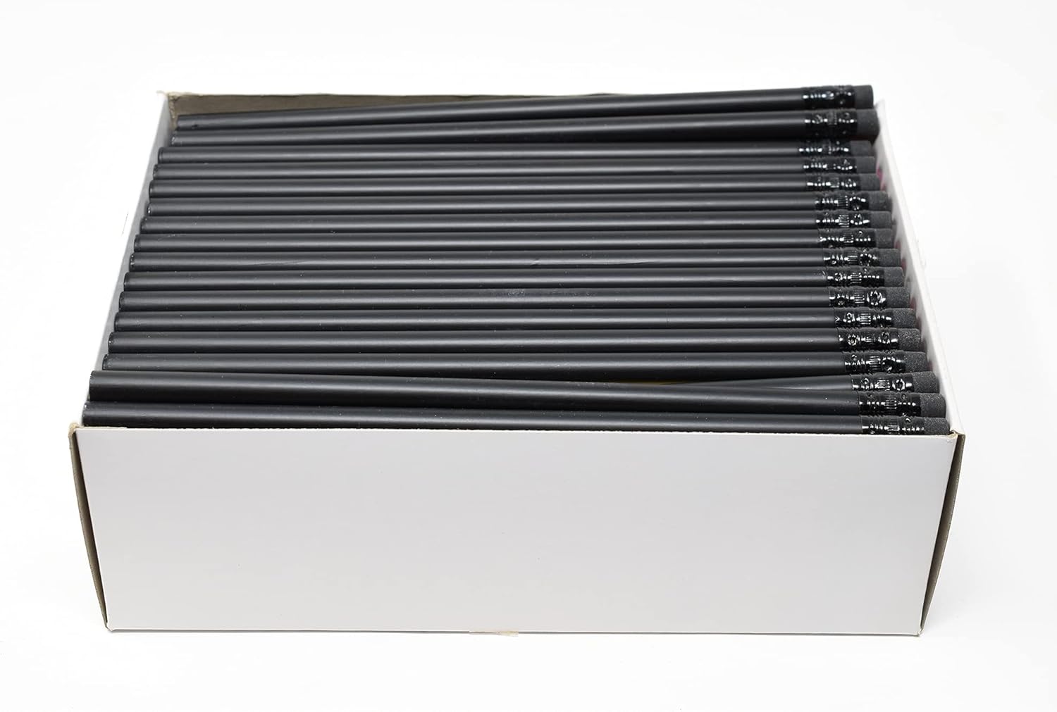 Blank Black Matte Round Pencils Black Matte 144 to a Box