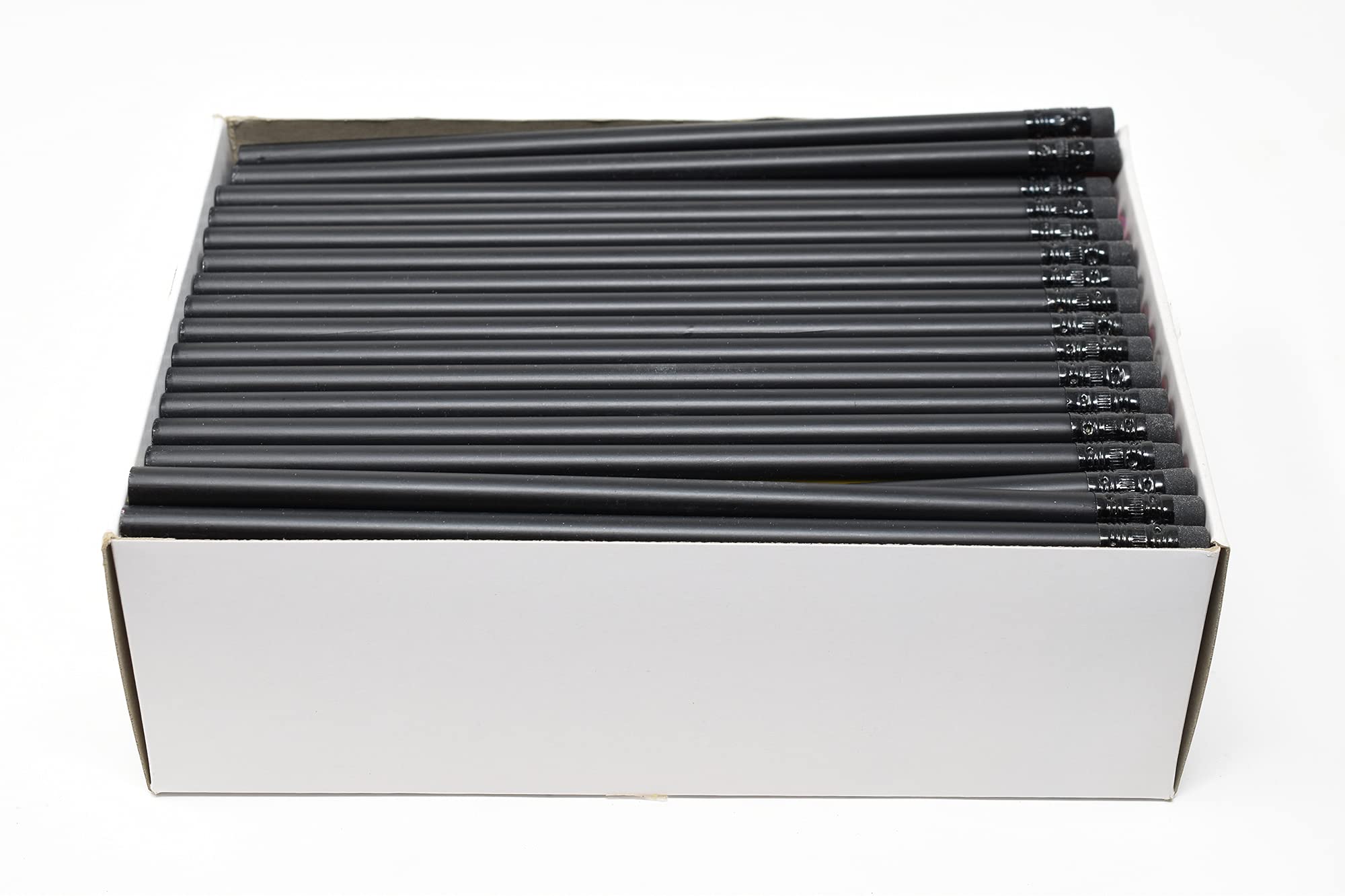 Blank Black Matte Round Pencils Black Matte 144 to a Box