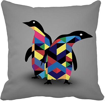 Amazon 枕カバーを投げるカラフルな抽象的なペンギンおかしい白いキャラクターの色黒の図枕カバーホーム装飾的な正方形の枕ケースクッションカバー 50x50 Cm 枕カバー ピローケース オンライン通販 Amazon 枕カバーを投げるカラフルな抽象的なペンギンおかしい白いキャラクターの色黒の図枕カバーホーム装飾的な正方形の枕ケースクッションカバー 50x50 Cm 枕カバー ピローケース オンライン通販
