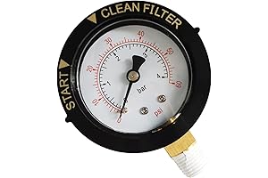 Hayward Pressure Gauge Replacement for Pool/Spa Valve Filters