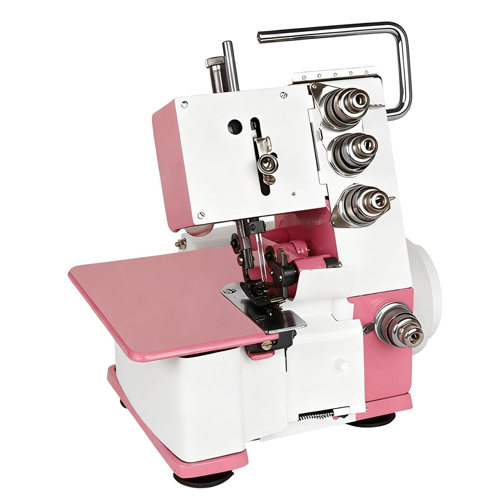 Surjeteuse électrique pour tissus épais 3,5 mm rose