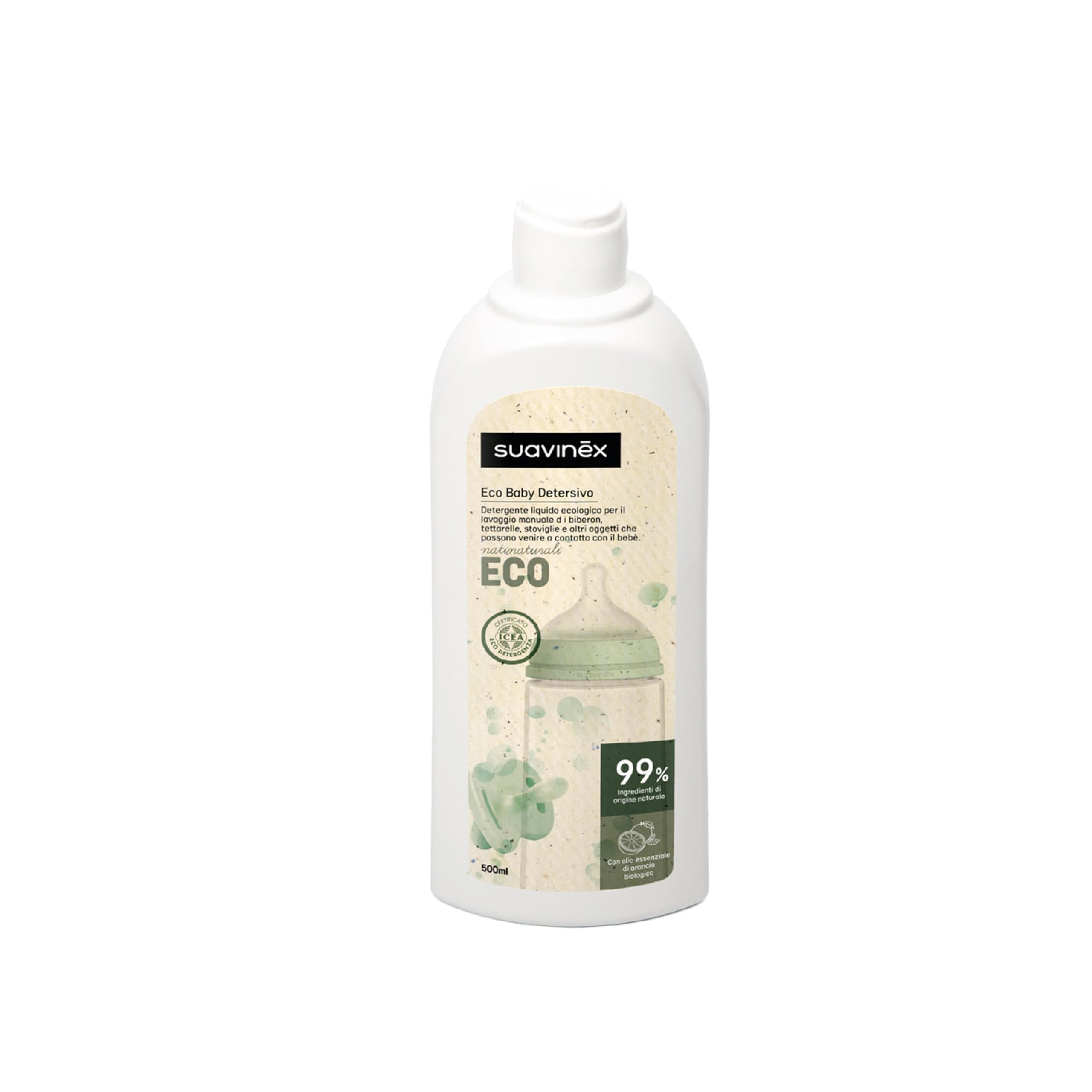 Suavinex Multipack Eco Baby Detergente per Biberon e Tettarelle 6 x 500 ml, Detergente stoviglie, Biberon Tettarelle ecologico