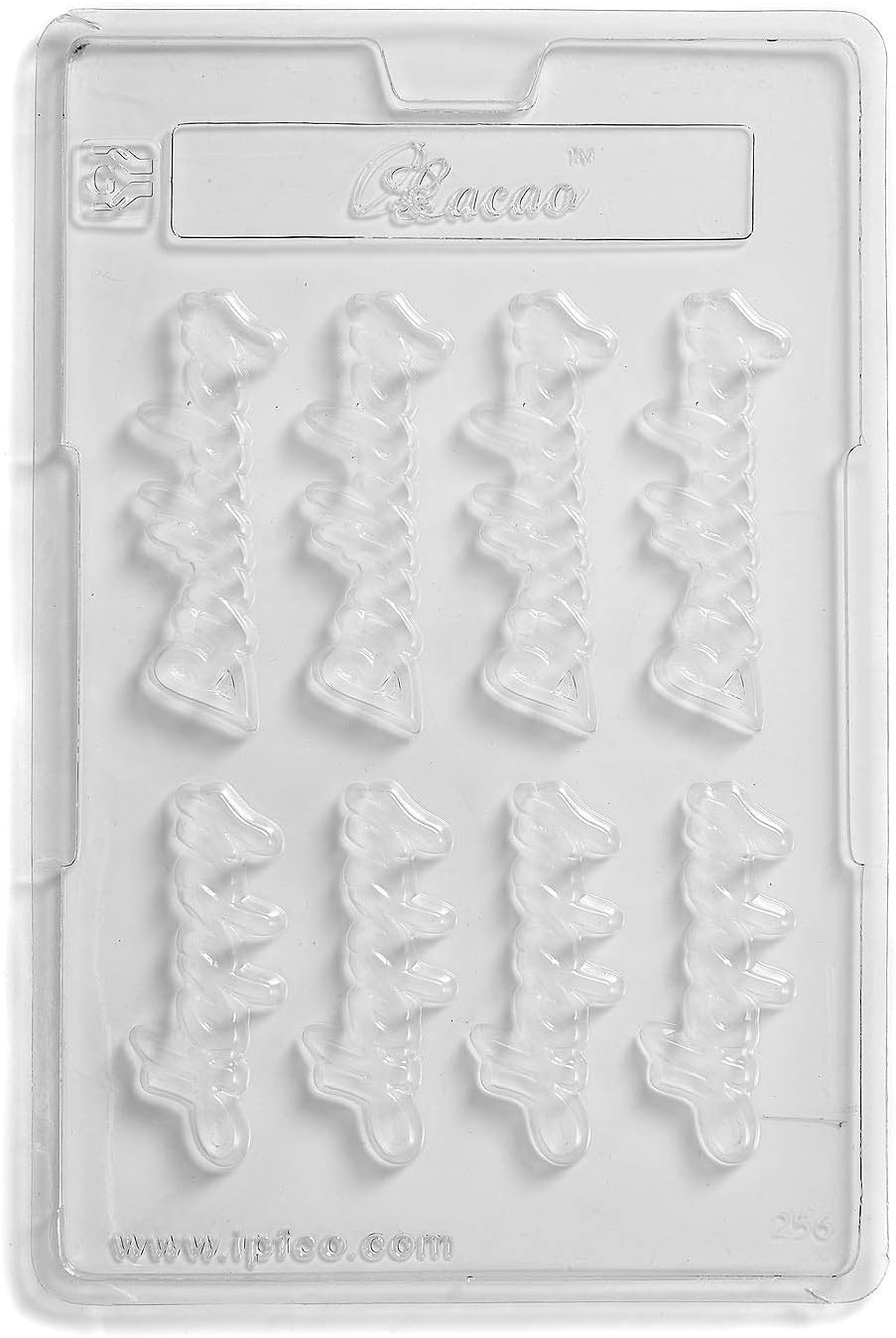 Happy Birthday (Words) Chocolate Mould 4 Cavity x 10