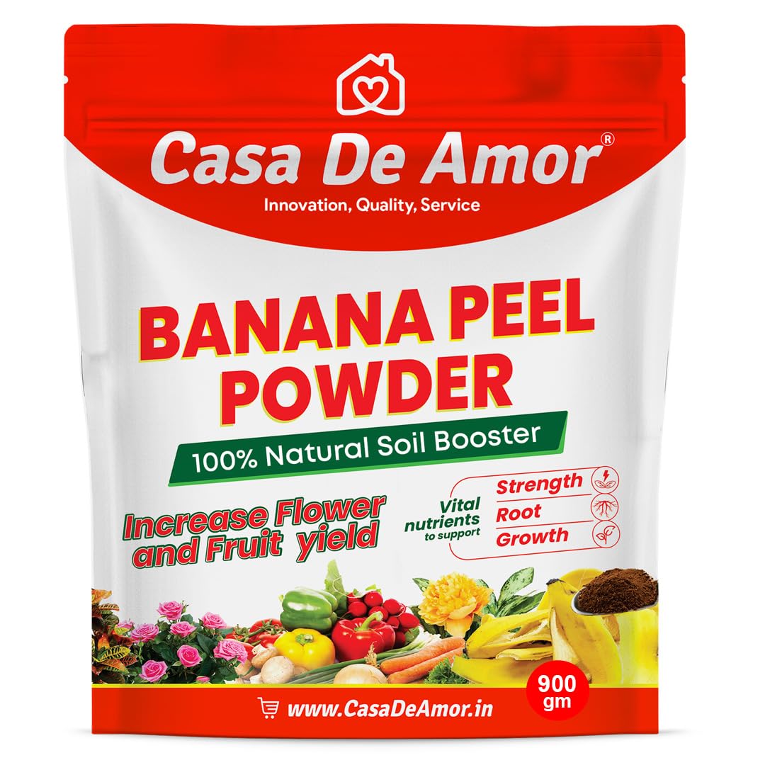 Casa De Amor Banana Peel Powder Plant Food for Plants, Natural Bloom Booster for Plants and Gardening (900 gm) (B09PJKQY6Q) Amazon Price History, Amazon Price Tracker
