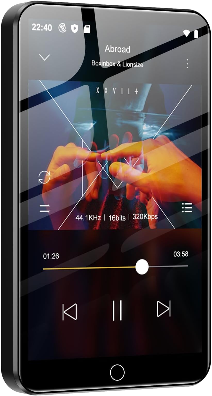 80GB MP3 Player with Bluetooth and WiFi (Black)