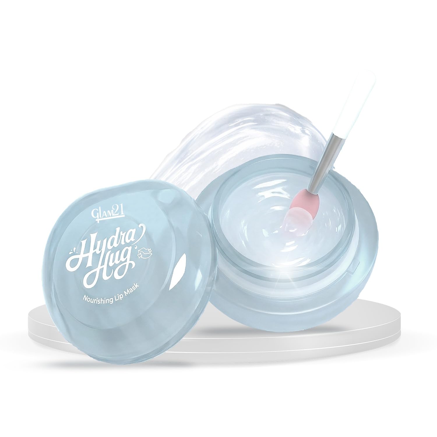 Glam21 Hydra Hug Nourishing Lip Mask | Long-Lasting Dewy Hydration | Powered by HA, Shea, Vit E & Rice Extract | Smooth, Baby-Soft Lips | Featherlight, Comfy Formula| With Day Glow & Night Repair | 4gm-image-29