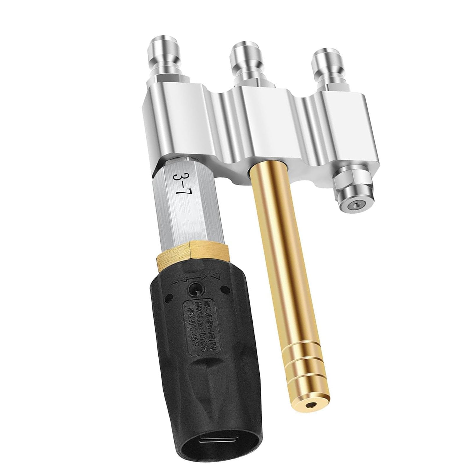 Cocoarm Ugello a Spirale M5, Ugello Spruzzatore a Lunga Portata Ad Alta Pressione in Acciaio Inossidabile per Idropulitrici 1000-4050PSI 3-7GPM