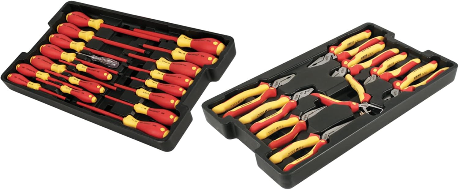 Insulated Industrial Combo Tool Tray Sets, 28 Piece