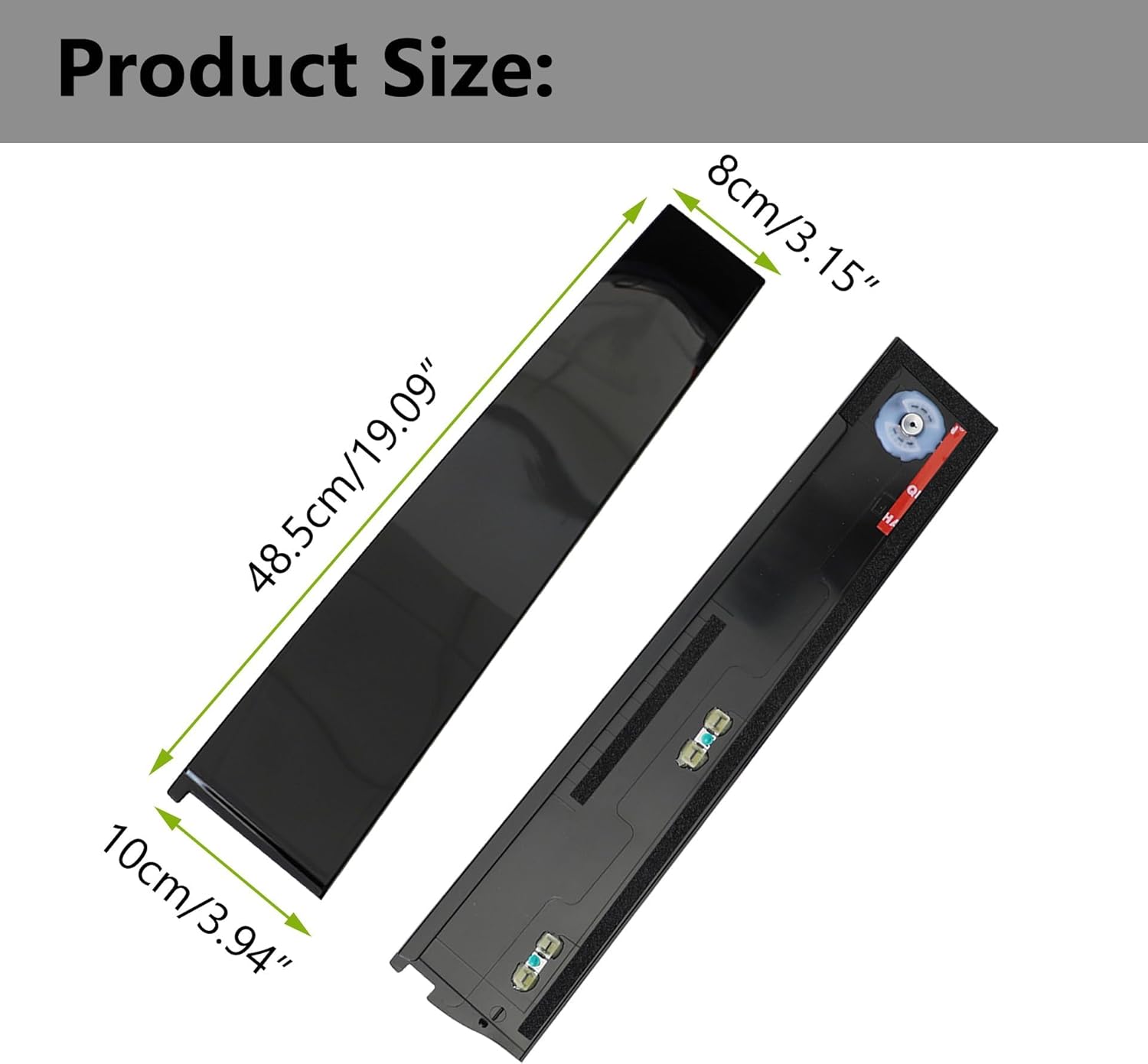 GXARTS Front Left Right Pair B Pillar Trim Panel Door Molding Windshield Outer Side 84263144 84263145 Compatible with Cadillac Escalade ESV fit for Chevrolet Suburban Tahoe 2015-2020 GMC Yukon XL