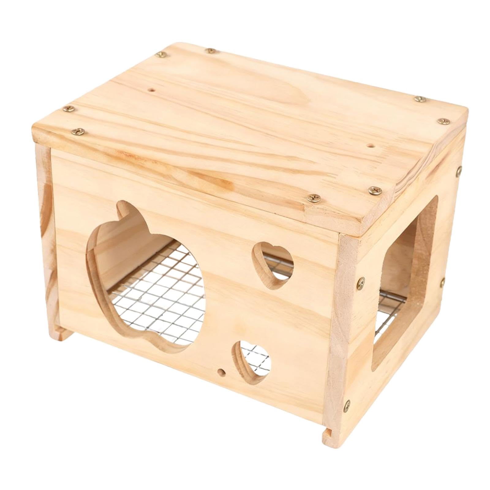 Nichoir en Bois pour Cage, Nid Décoratif pour Canaris,