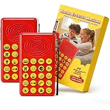 Sound Effects Machine, 2 Pack- Volume Adjustable Prank Noise Maker with Pre-Installed Batteries,20 Hilarious Pocket Gag Sounds Toys for 6-13 Year Old Boys Teens, White Elephant Gift Exchange Gadgets